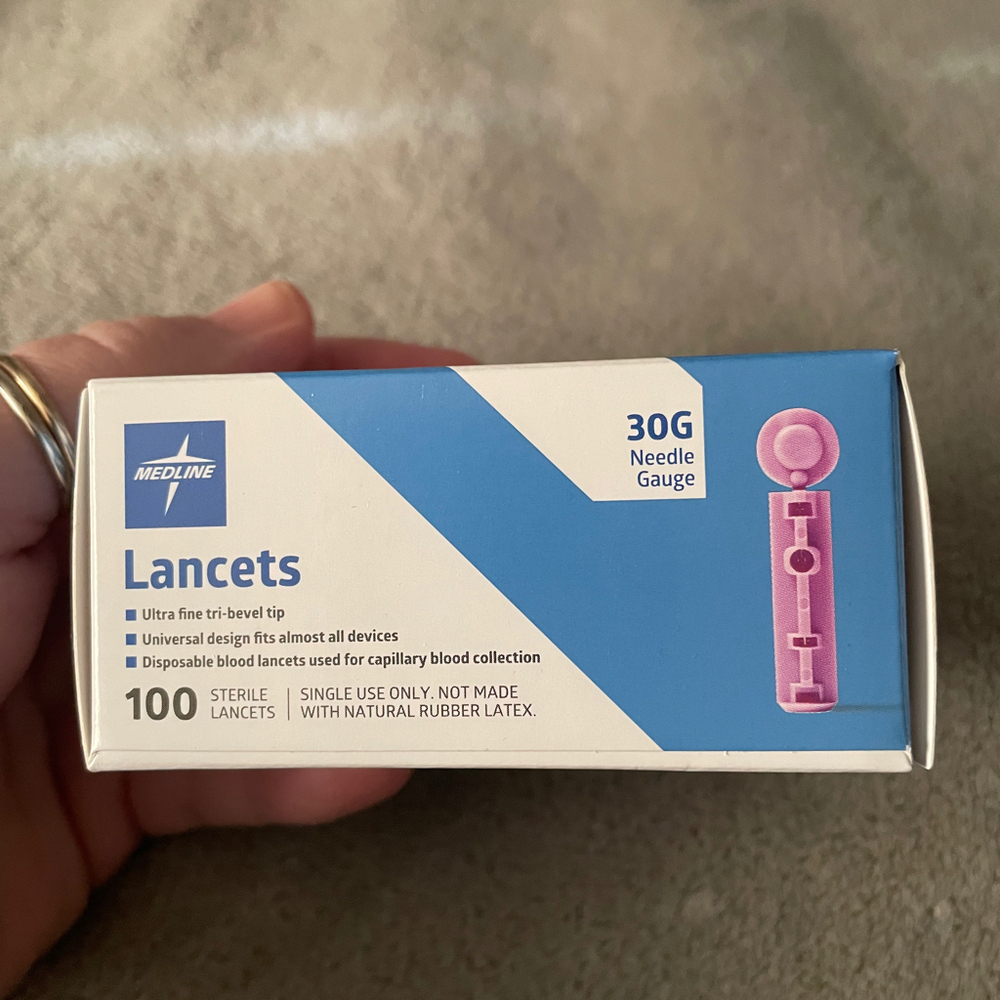 Medline General Purpose Lancets Diabetes Fingerstick 100 Count - Picture 3 of 7